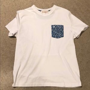 Penguin shirt sleeve t shirt with cool pocket!